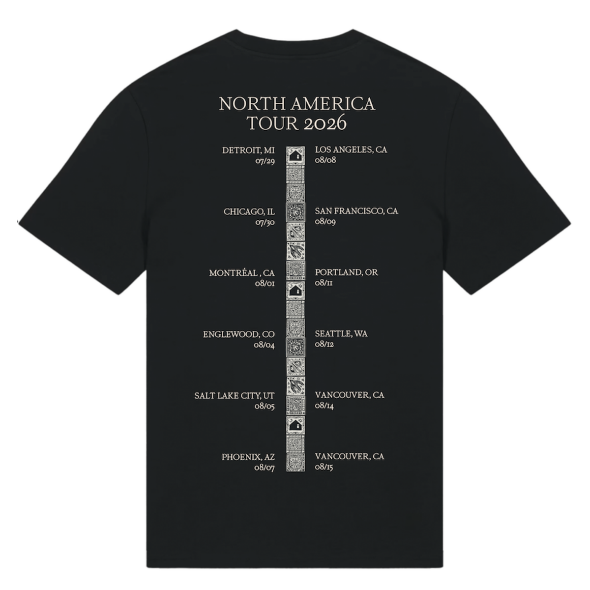 2026 North America Tour Tee